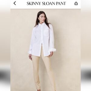 BANANA REPUBLIC STRETCH CHINO SLOAN SIZE 8